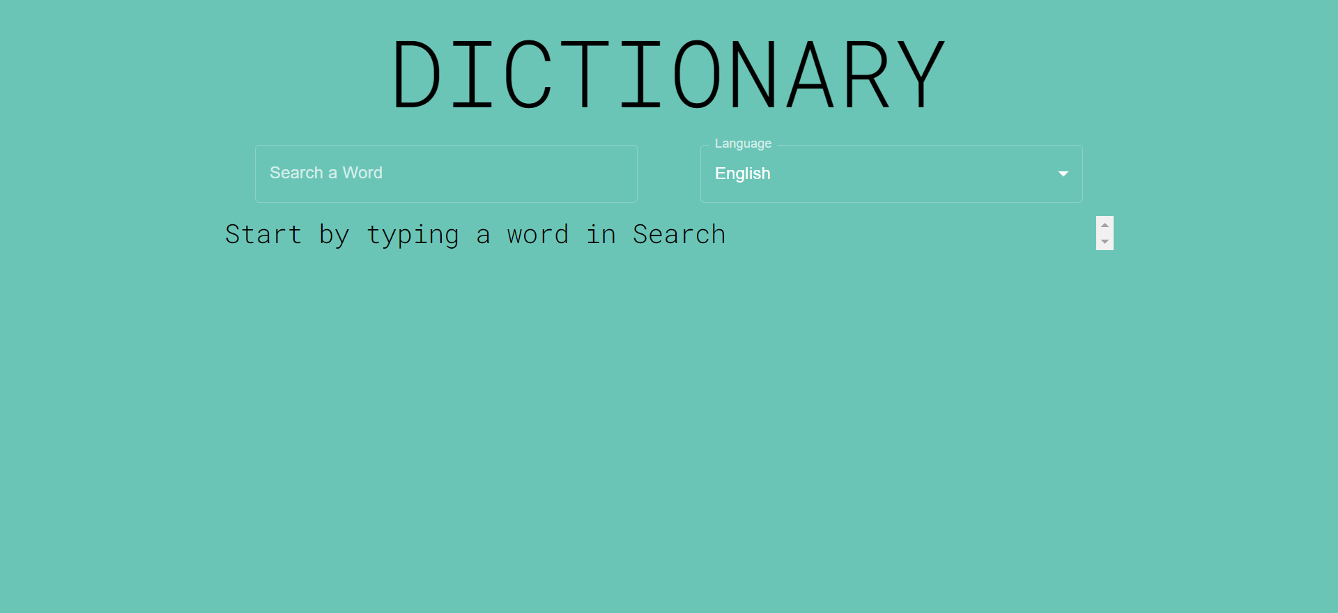 Dictionary App Photo